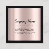 Haarverlängerung Rose Kronplatz Terminkarte (Rückseite)