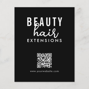 Haarverlängerungen  Perücken-Bestellformular Haar- Flyer