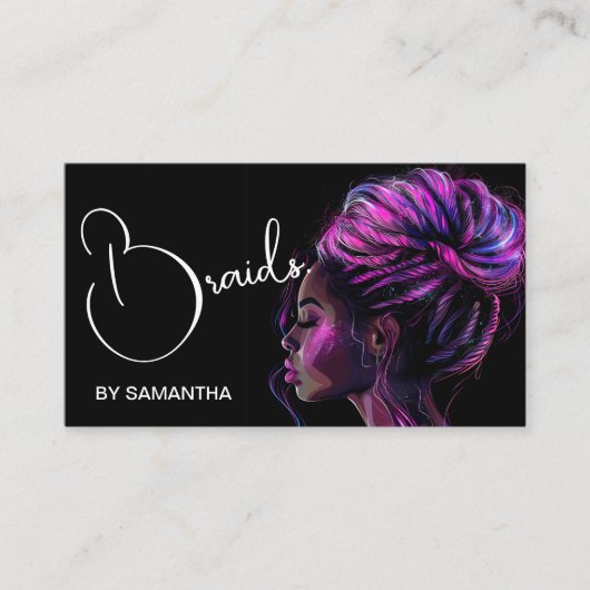 Haarzelle Visitenkarte (Vorderseite)