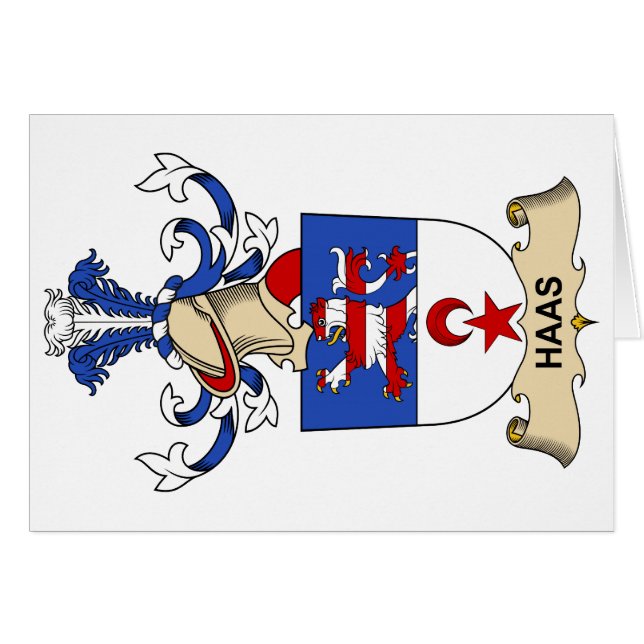 Haas Familienwappen (Vorderseite (Horizontal))