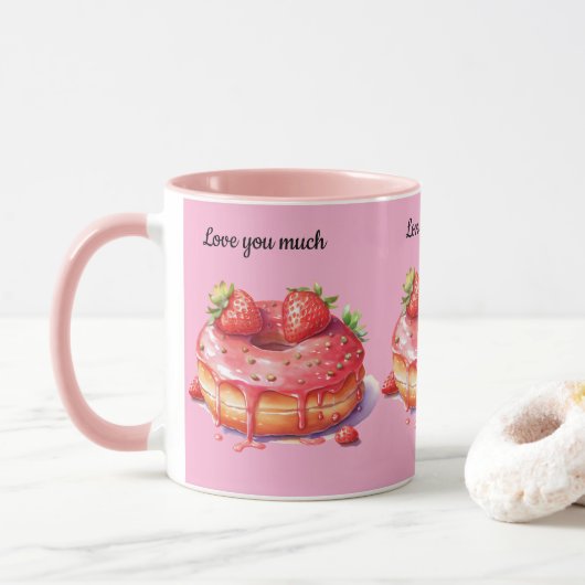 Hab dich sehr lieb tasse (Mit Donut)