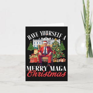 Hab dir ein fröhliches Mega-Weihnachten Santa Lust Karte