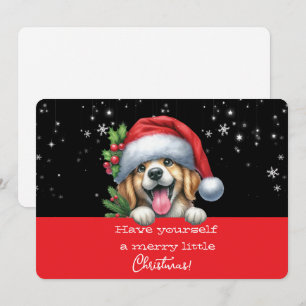 Hab ein fröhliches kleines Weihnachten Grinsender