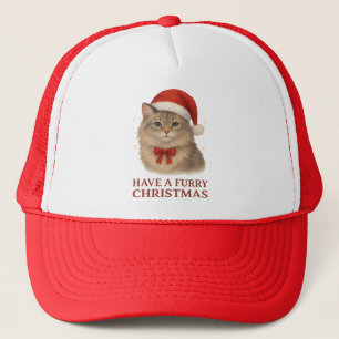 Hab ein kuscheliges Weihnachten Süßer Weihnachtsma Truckerkappe
