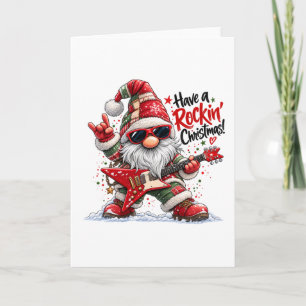 Hab ein rockiges Weihnachten Gitarren-Gnom