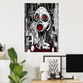 Hab keine Angst | AI Art Poster (Heimbüro)