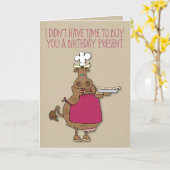 Haba-a-Cow-Pie Geburtstag Karte (Gelbe Blume)