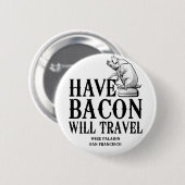 Habacon Will Travel Button (Vorne & Hinten)
