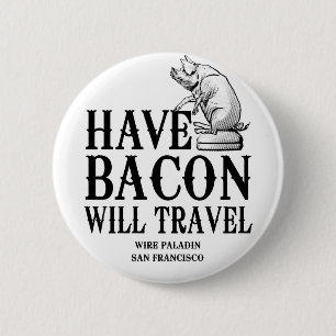 Habacon Will Travel Button