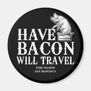 Habacon Will Travel Magnet