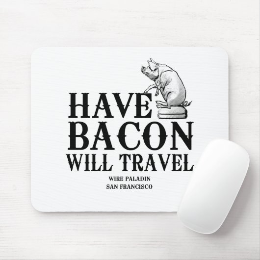 Habacon Will Travel Mousepad (Mit Mouse)