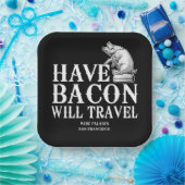 Habacon Will Travel Pappteller (Party)