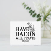 Habacon Will Travel Postkarte (Stehend Vorderseite)