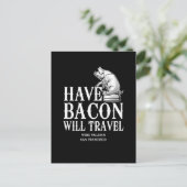 Habacon Will Travel Postkarte (Stehend Vorderseite)