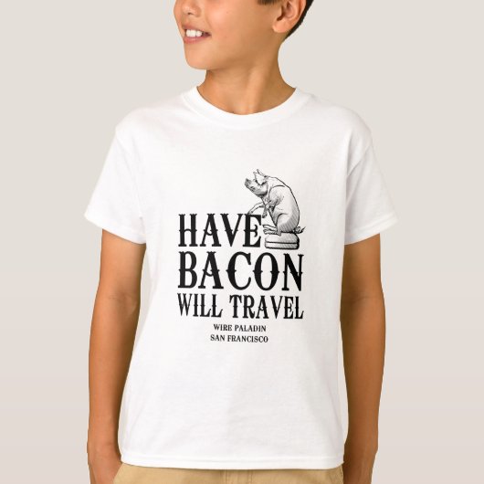 Habacon Will Travel T-Shirt (Vorderseite)