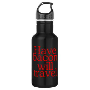 Habacon Will Travel Trinkflasche