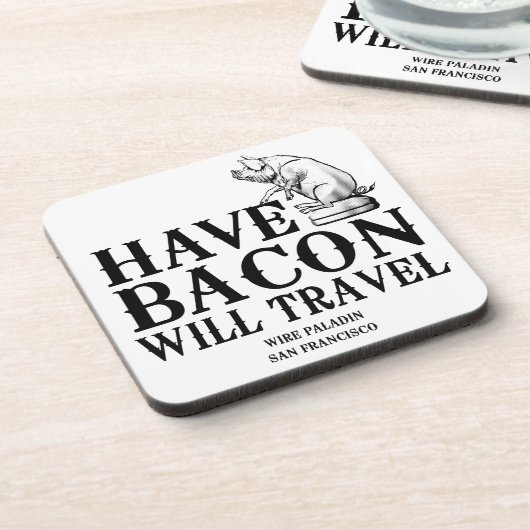 Habacon Will Travel Untersetzer (Linke Seite)