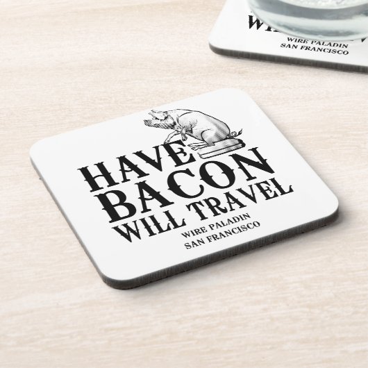 Habacon Will Travel Untersetzer (Linke Seite)