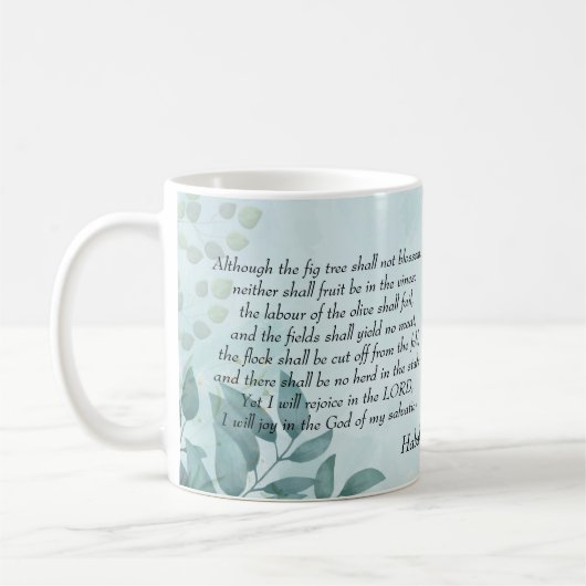 Habakkuk 3:17,18 kaffeetasse (Links)