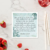 Habakkuk 3:17,18 serviette (Beispiel)