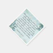Habakkuk 3:17,18 serviette (Ecke)