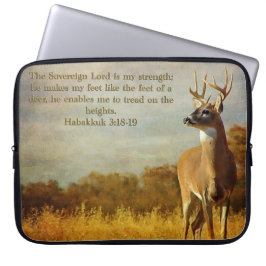 Habakkuk 3:18 Inspirational Laptopschutzhülle