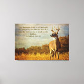 Habakkuk 3:18 Inspirational Leinwanddruck (Vorderseite)