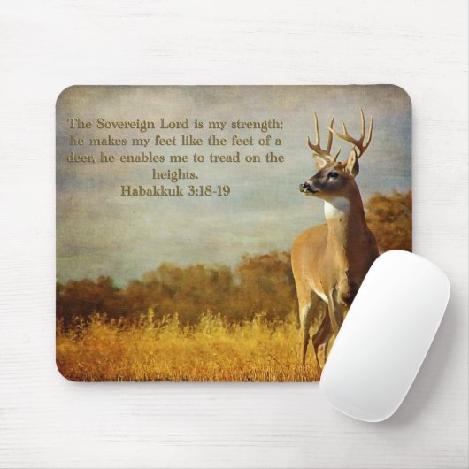 Habakkuk 3:18 Inspirational Mousepad (Mit Mouse)