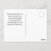 Habakkuk 3:19 Bibel Verse Deer and Mountains Postkarte (Rückseite)