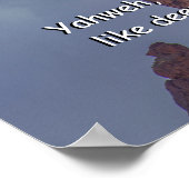 Habakkuk 3:19 poster (Ecke)