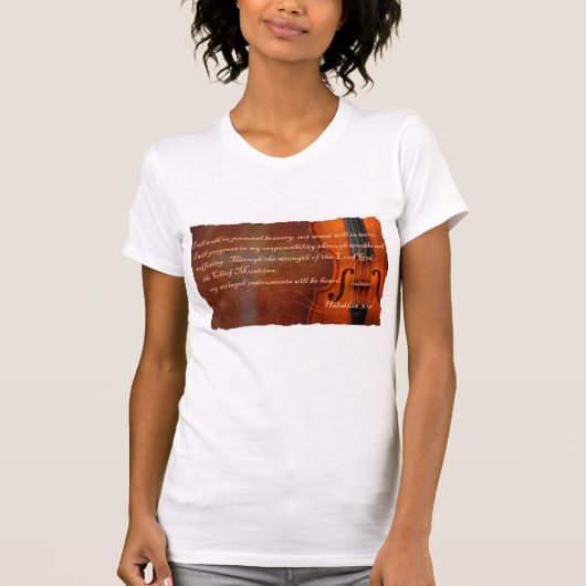Habakkuk 3:19 T-Shirt (Vorderseite)