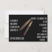 Habana Cigars Luxury Chic Einladung (Rückseite)