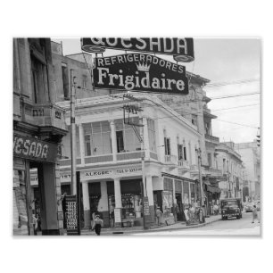 Habana Kuba Lamparas Quesada 1955 Fotodruck