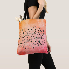 Habanera l'amour est un oiseau rebelle water color tasche
