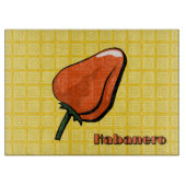 Habanero Chili Pepper Cutting Board Schneidebrett (Vorderseite)