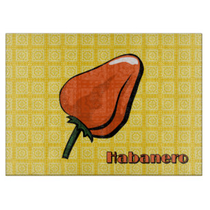 Habanero Chili Pepper Cutting Board Schneidebrett