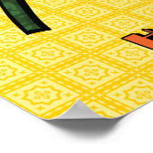 Habanero Chili Pepper Poster (Ecke)