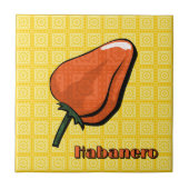 Habanero Chili Pepper Tile Fliese (Vorderseite)