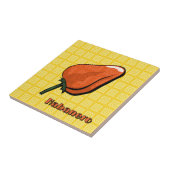 Habanero Chili Pepper Tile Fliese (Seite)