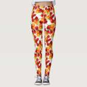 Habanero Chilies Red Paprikaschoten Orange Warme F Leggings (Vorderseite)