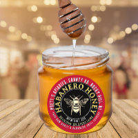 Habanero Honey Hot Raw Honey mit Goldbiene