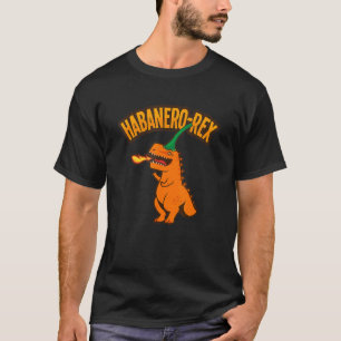 Habanero Red Ppper Dinosaurier Design T-Shirt