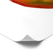 Habanero Single Pepper Fotograf Poster (Ecke)