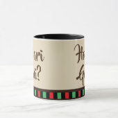 Habari Gani - Kwanzaa-Einzelteile | Tasse (Zentrum)