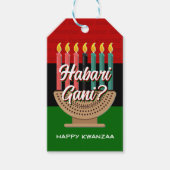 HABARI GANI Kwanzaa Geschenkanhänger (Vorderseite)