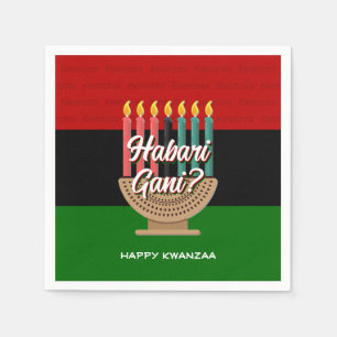 HABARI GANI Kwanzaa Paper Serviette