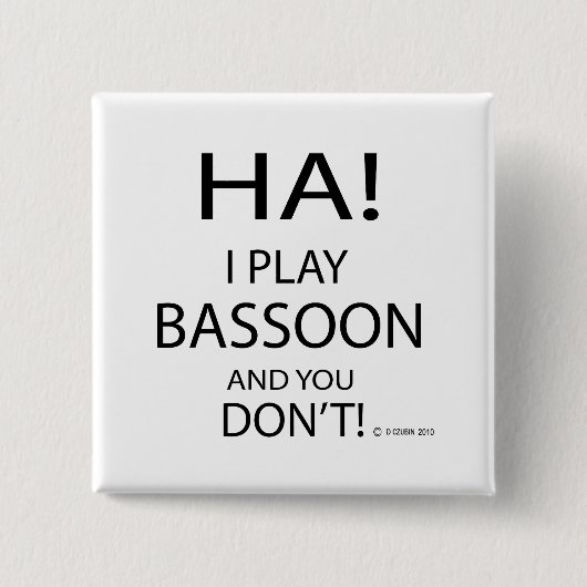 HaBassoon Button (Vorderseite)