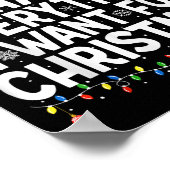 Habe alles, was ich zu Weihnachten Pajama Gewollt Poster (Ecke)