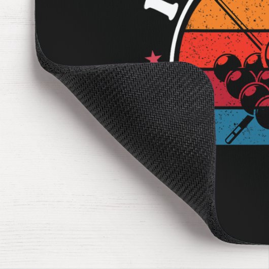 Habe den Billardplayer im Lover Vater getroffen Mousepad (Ecke)
