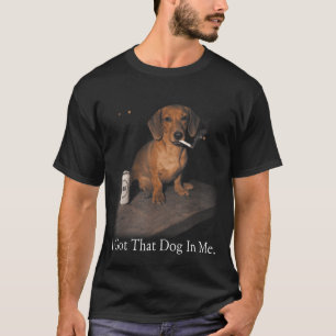 Habe diesen Hund in lustigem dachshund rauchen für T-Shirt